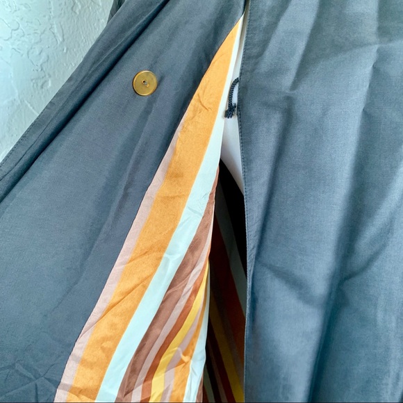 VTG 50s Rare Silk Hooded Lightweight Overcoat - Picture 7 of 8